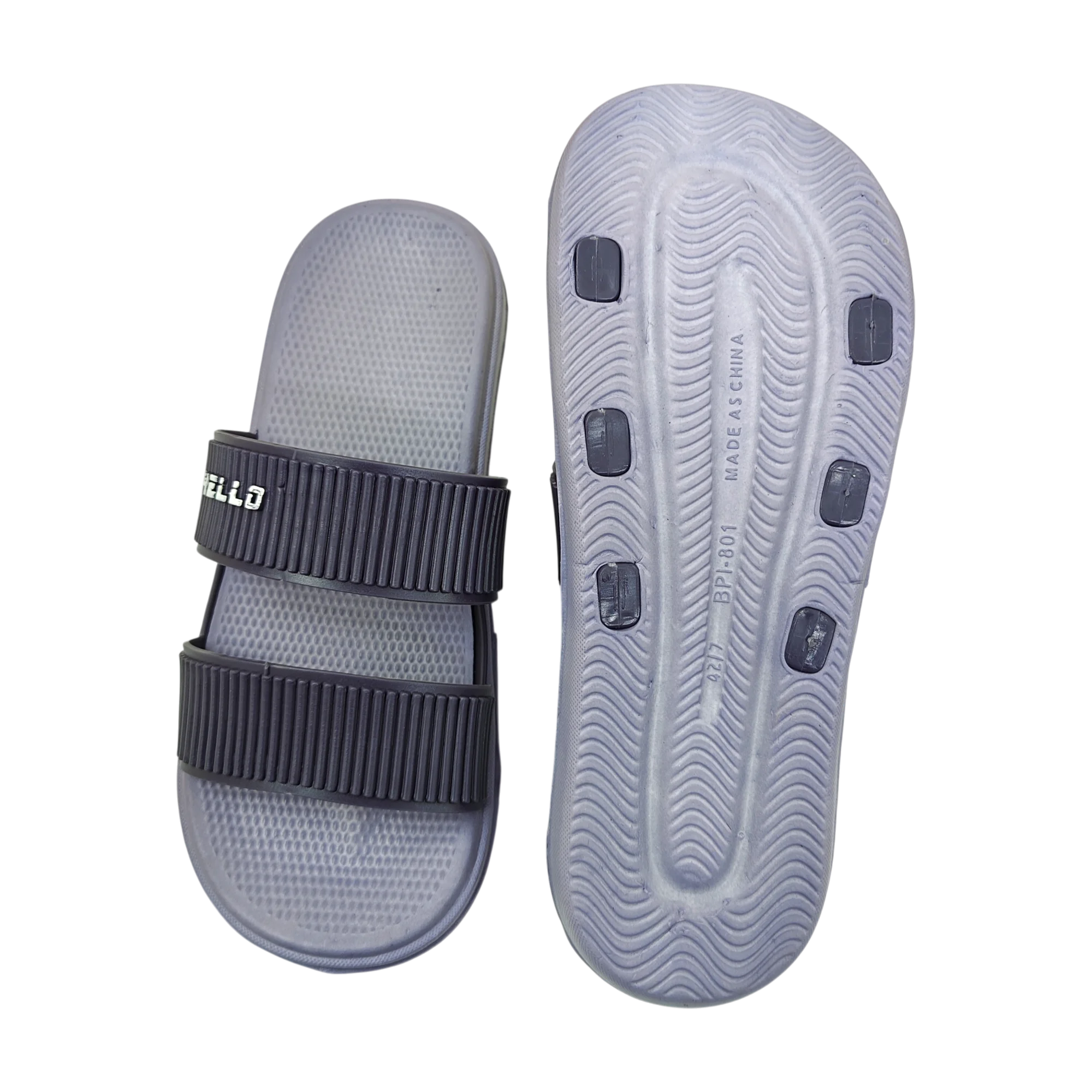 3,) Bright EVA Gents (Article-376) Size-5-8 Bright Eva Article 376 Gray