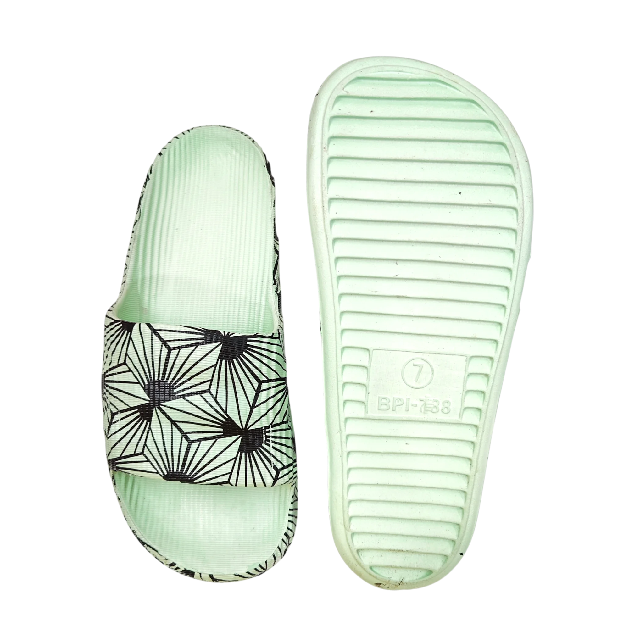 3) Bright EVA Gents (Article 382) Size-5-8 Bright Eva Article 382 Olive Green